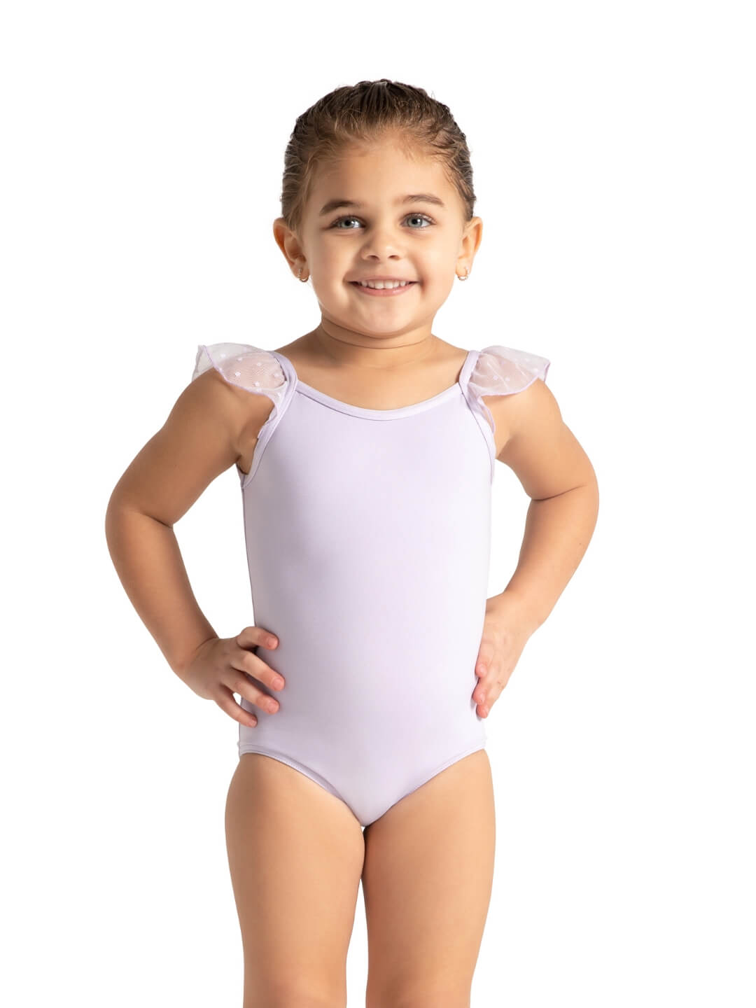 Spot on Kids Flutter Sleeve Leotard Girls
